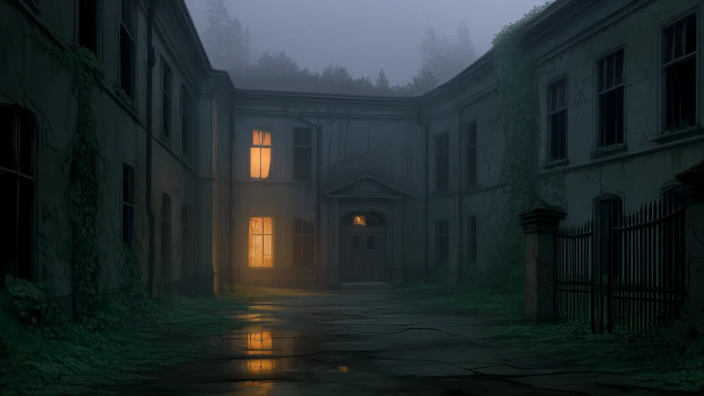 Whispers in the Walls: The Forgotten Hospital and the Secrets It Still Holds - Weird Tales Illustration