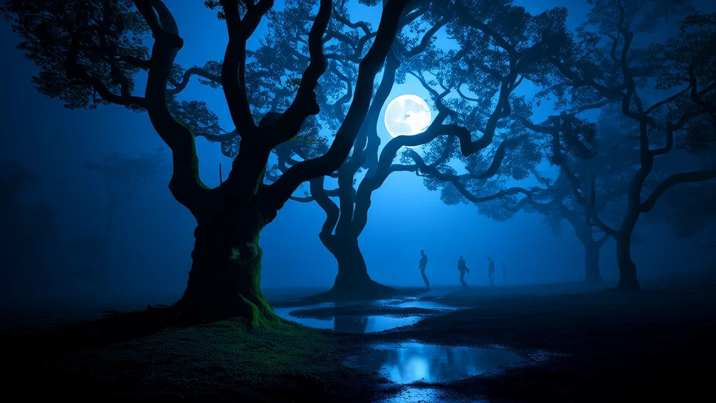深夜森林里的透明梦境 - Weird Tales Illustration