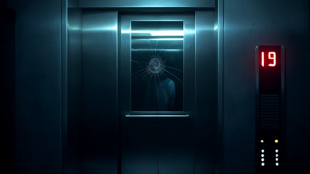 电梯里的镜中人 - Weird Tales Illustration