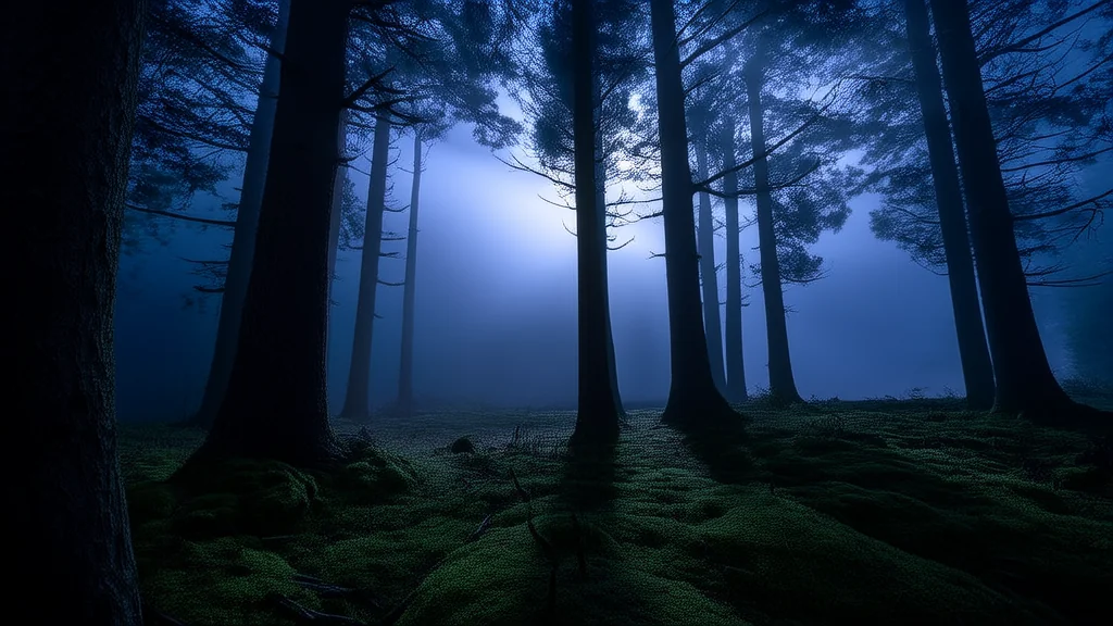 The Whispering Woods and the Silence That Changed - Weird Tales Illustration