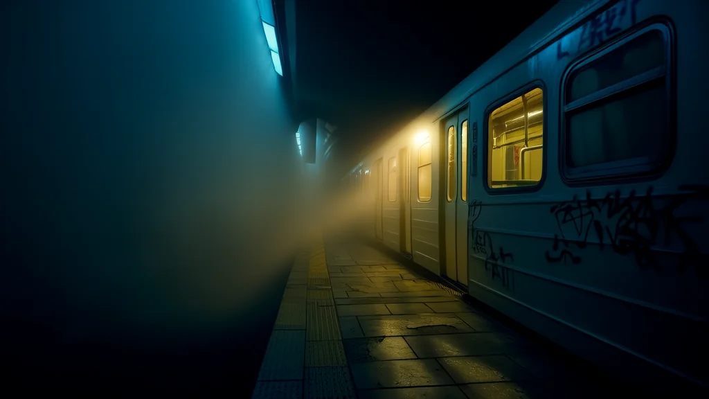 末班车上的诡异香气与无声身影 - Weird Tales Illustration