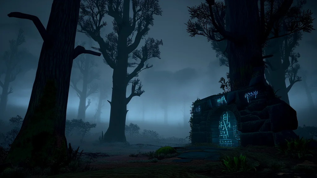 The Whispering Archway of Elmhollow and the Secret That Changed Those Who Searched for It - Weird Tales Illustration