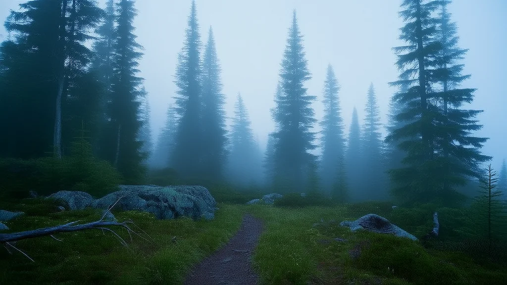 The Vanishing on December 4th: Echoes in the Adirondack Shadows - Weird Tales Illustration