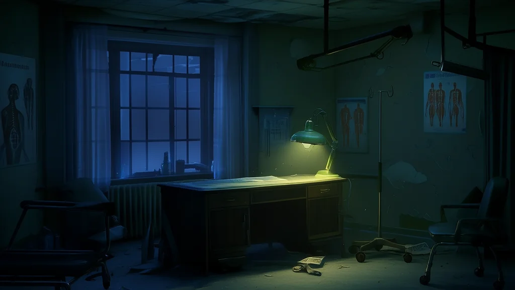 深夜病房的神秘病历本 - Weird Tales Illustration