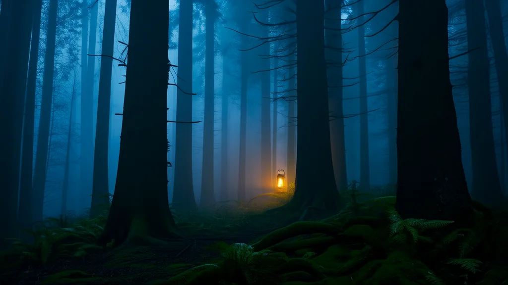 雾林深处的低语与消失的画家 - Weird Tales Illustration