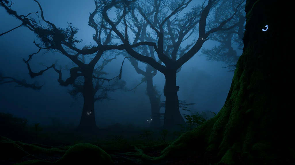 The Whispering Things of Hollowbrook and the Secrets Old Mrs. Halloway Never Spoke Aloud - Weird Tales Illustration