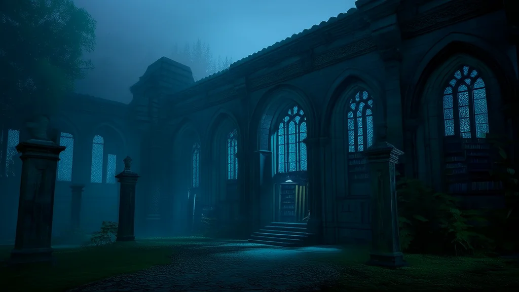 The Forgotten Library of Eldergrove and the Books That Shouldn't Exist - Weird Tales Illustration