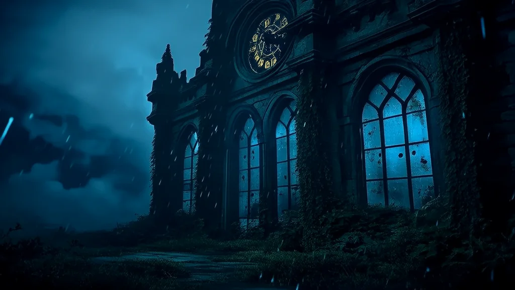 深夜钟楼的低语：一张纸条引来的神秘邀约 - Weird Tales Illustration