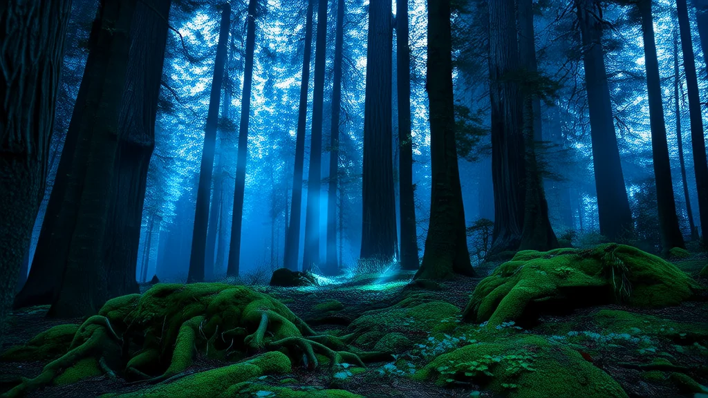 The Whispering Forest and the Silver Disc That Changed Hollowbrook Forever - Weird Tales Illustration