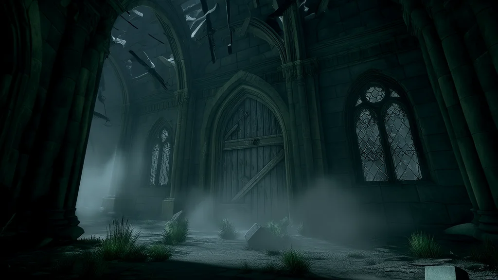 The Whispering Library and the Girl Who Couldn't Look Away - Weird Tales Illustration