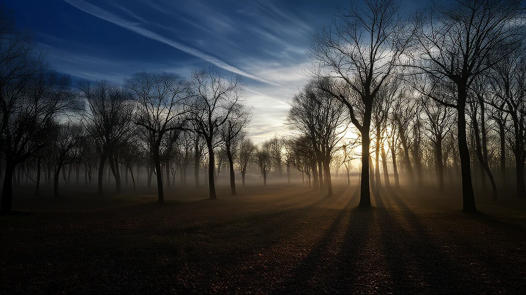 The Whispering Light Over Hollowbrook: A Town Touched by an Unseen Voice - Weird Tales Illustration