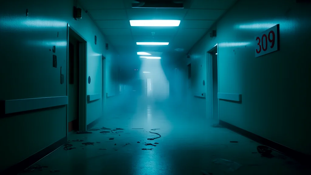 309病房的午夜访客 - Weird Tales Illustration