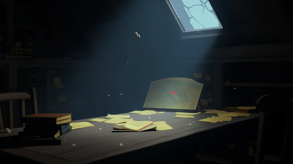 影子计划：消失的红点与墙内阴影 - Weird Tales Illustration