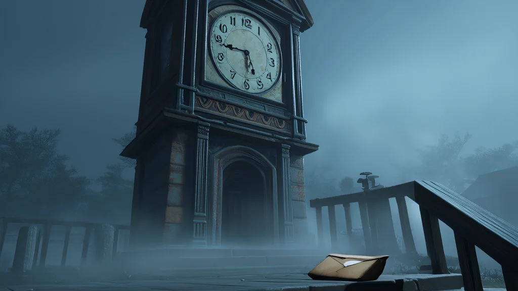The Silent Clock Tower and the Letter That Changed Everything - Weird Tales Illustration