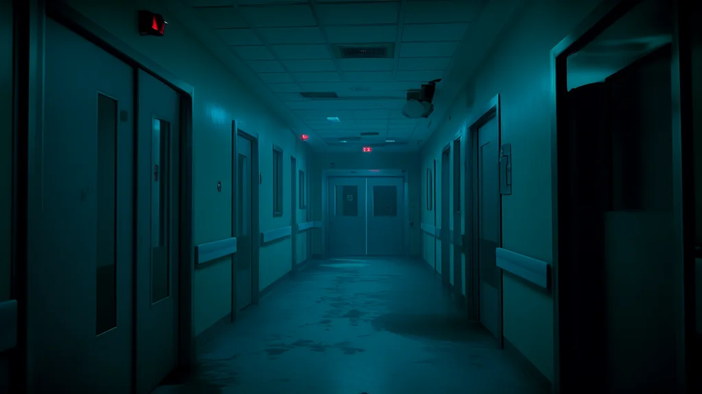 凌晨三点，走廊尽头的神秘咳嗽声 - Weird Tales Illustration