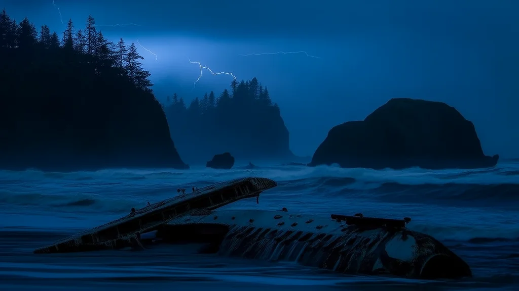 The Mysterious Disappearance of Two Pilots Over the Pacific Northwest in 1947 - Weird Tales Illustration