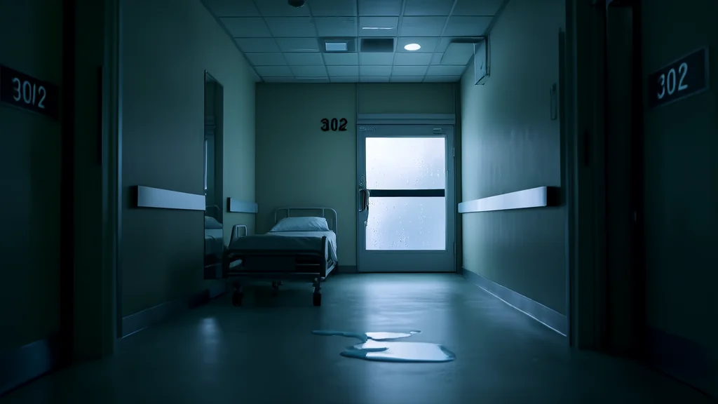 医院302室的诡异水滴与消失的病人 - Weird Tales Illustration