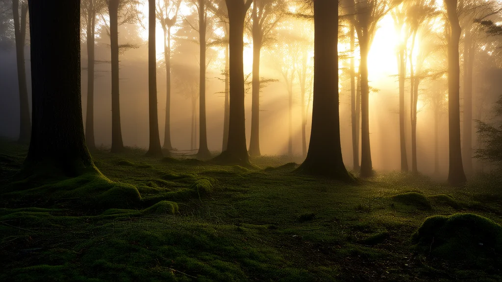 雾林奇影：摄影师的无声凝视 - Weird Tales Illustration