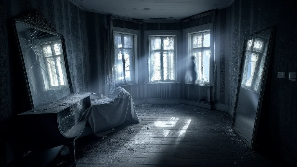 铜钥匙与镜中人 - Weird Tales Illustration