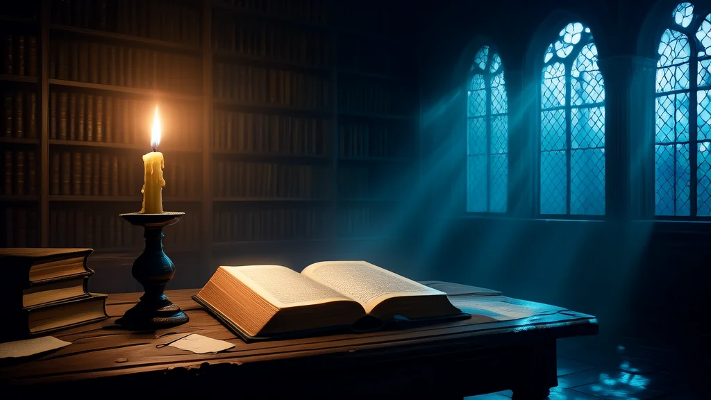 午夜书页自翻，他看见了什么？ - Weird Tales Illustration