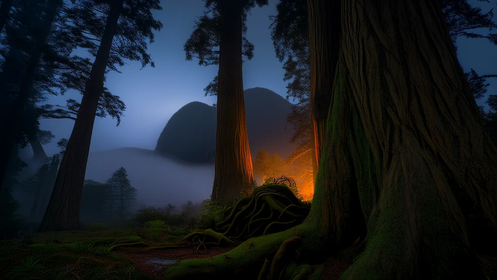 The Whispering Hills and the Secret of The Hollow Found in an Old Journal - Weird Tales Illustration