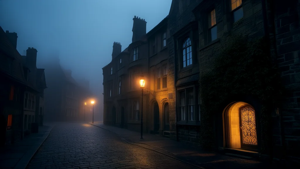 The Whispered Letters of Eldermere and the Shadow of the Veiled Circle - Weird Tales Illustration