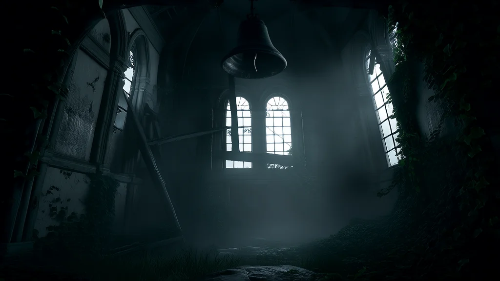 月圆钟声里的模糊身影 - Weird Tales Illustration