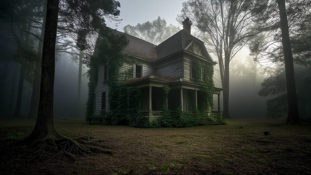 The Whispering Shadows of the Hollow House and the Girl Who Never Returned - Weird Tales Illustration