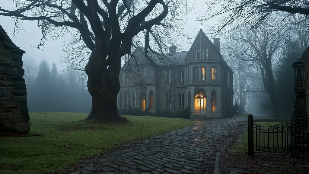 The Whispering House of Eldergrove and the Woman Who Answered Its Call - Weird Tales Illustration