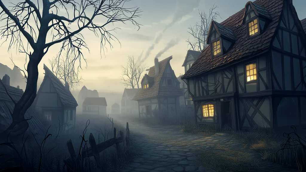 The Vanishing of Eli and the Hush That Followed in Hollowbrook - Weird Tales Illustration